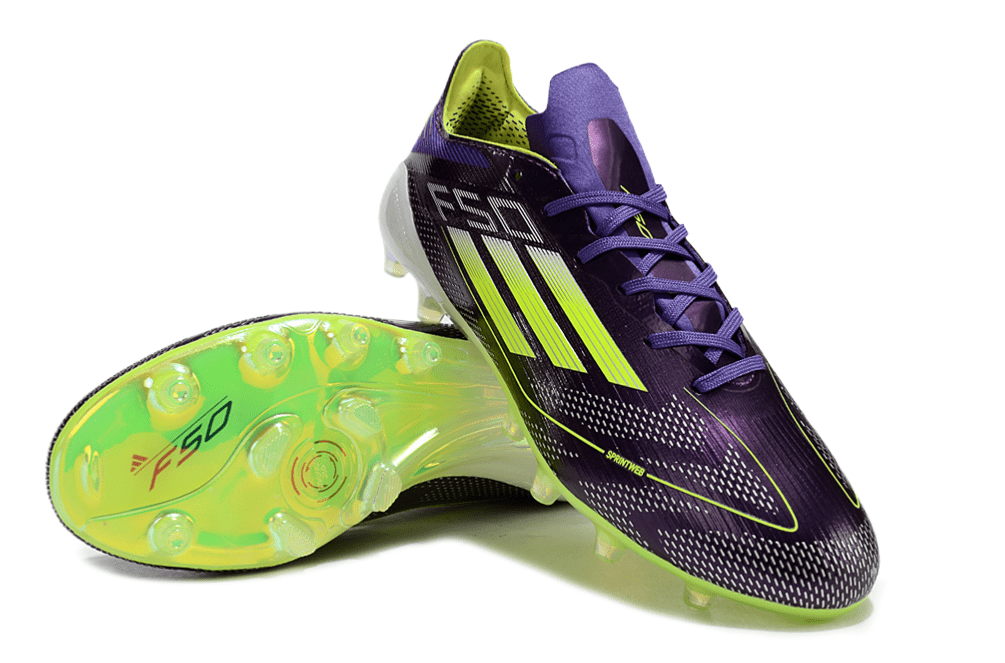 F50 Elite AG Purple/Green - Efotbal Romania