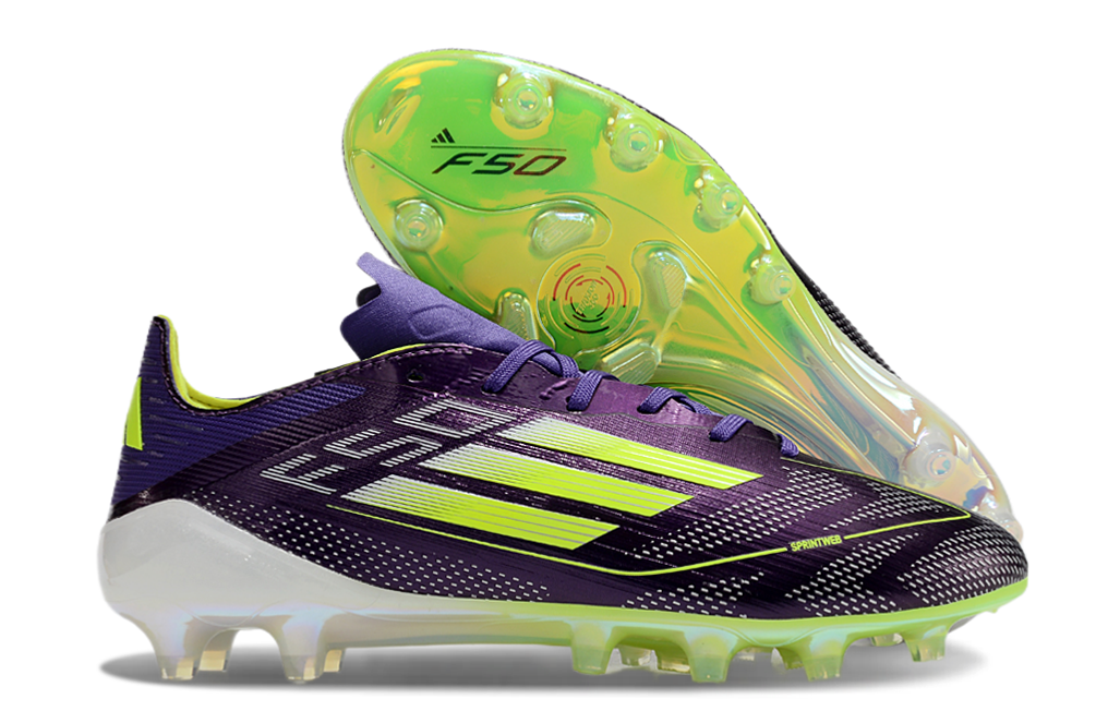 F50 Elite AG Purple/Green - Efotbal Romania
